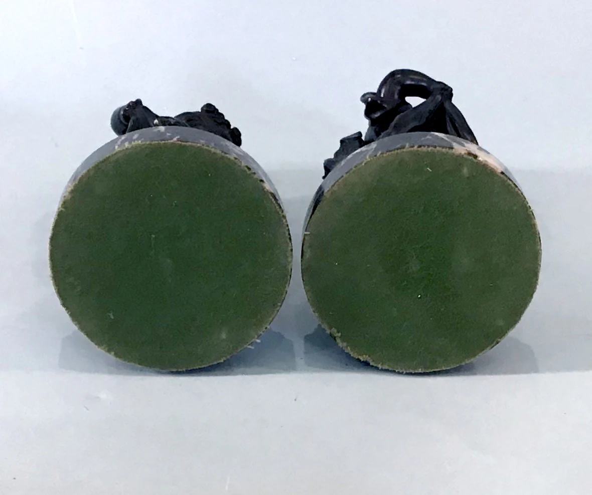 19th Century Pair of Bronze Neoclassical Child Figures on Marble After Etienne Falconnet - Image 13