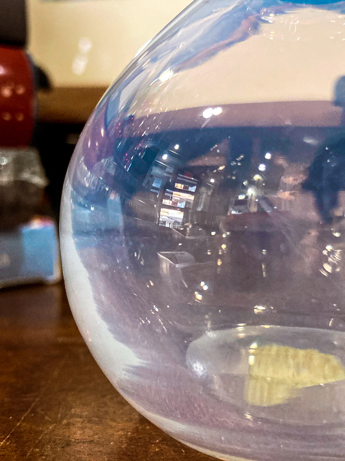 Antique 1920s Steuben Opalescent Aqua Stopper Glass Scent Bottle - Image 13