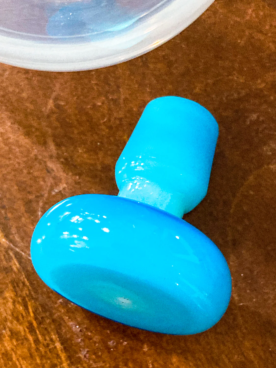 Antique 1920s Steuben Opalescent Aqua Stopper Glass Scent Bottle - Image 15