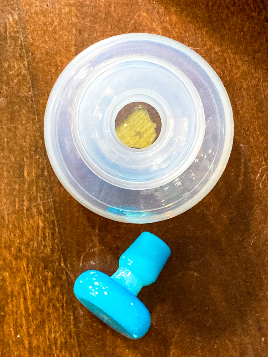 Antique 1920s Steuben Opalescent Aqua Stopper Glass Scent Bottle - Image 3