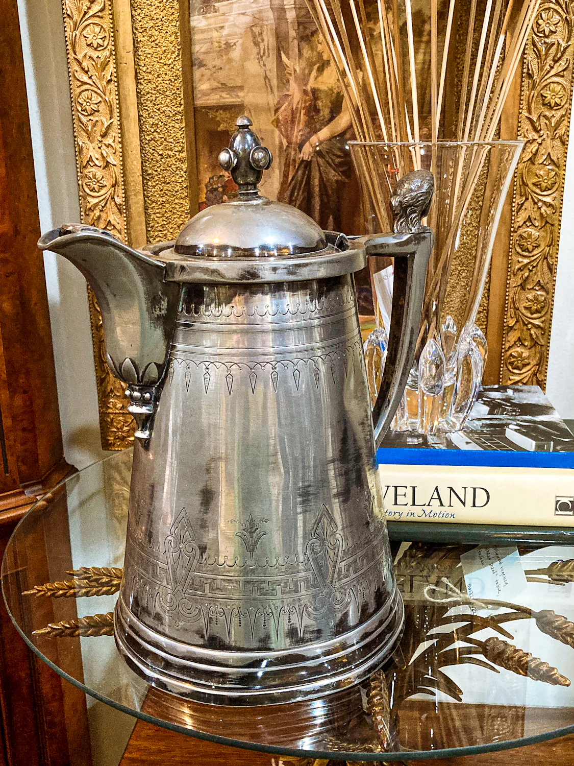 Beautiful Antique C1870 Silver Plated Cold Water Meriden Tankard Pitcher - Image 12