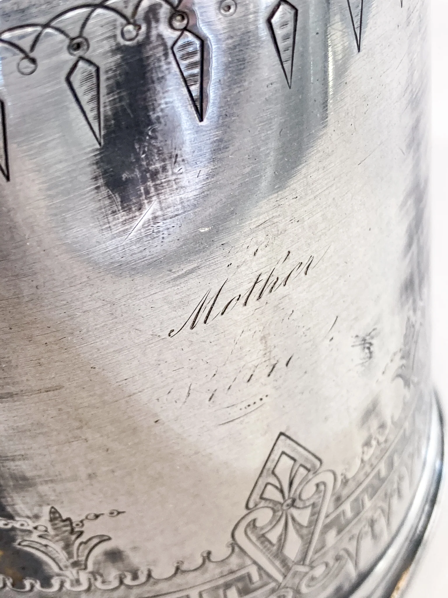 Beautiful Antique C1870 Silver Plated Cold Water Meriden Tankard Pitcher - Image 29