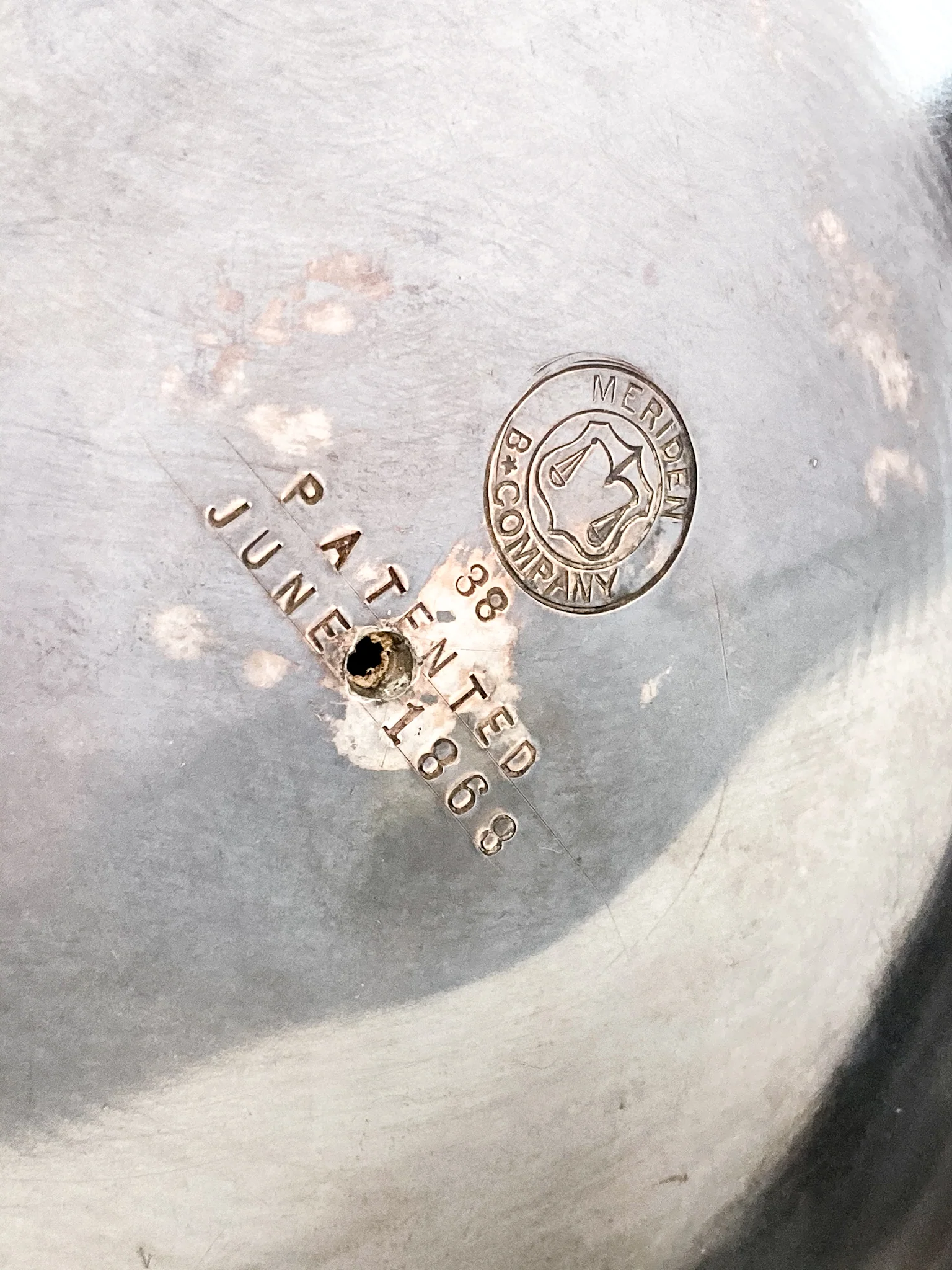 Beautiful Antique C1870 Silver Plated Cold Water Meriden Tankard Pitcher - Image 34