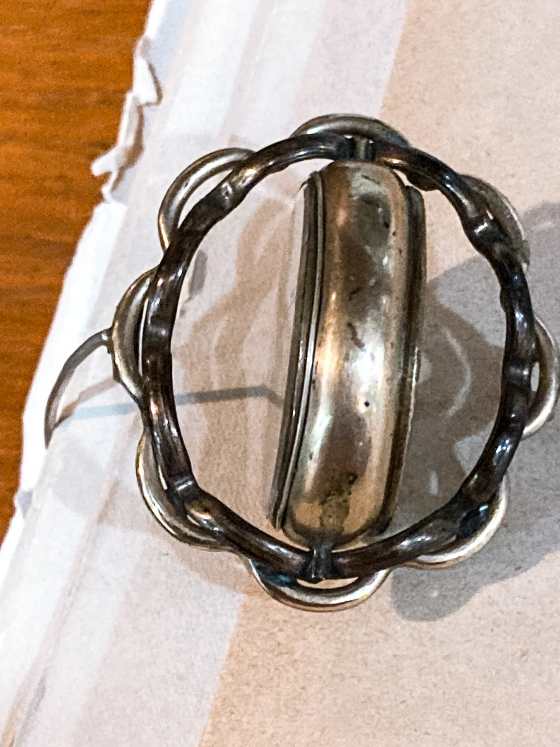 Antique Victorian Gold Filled Rotating Double Photo Mourning Brooch Pin - Image 5