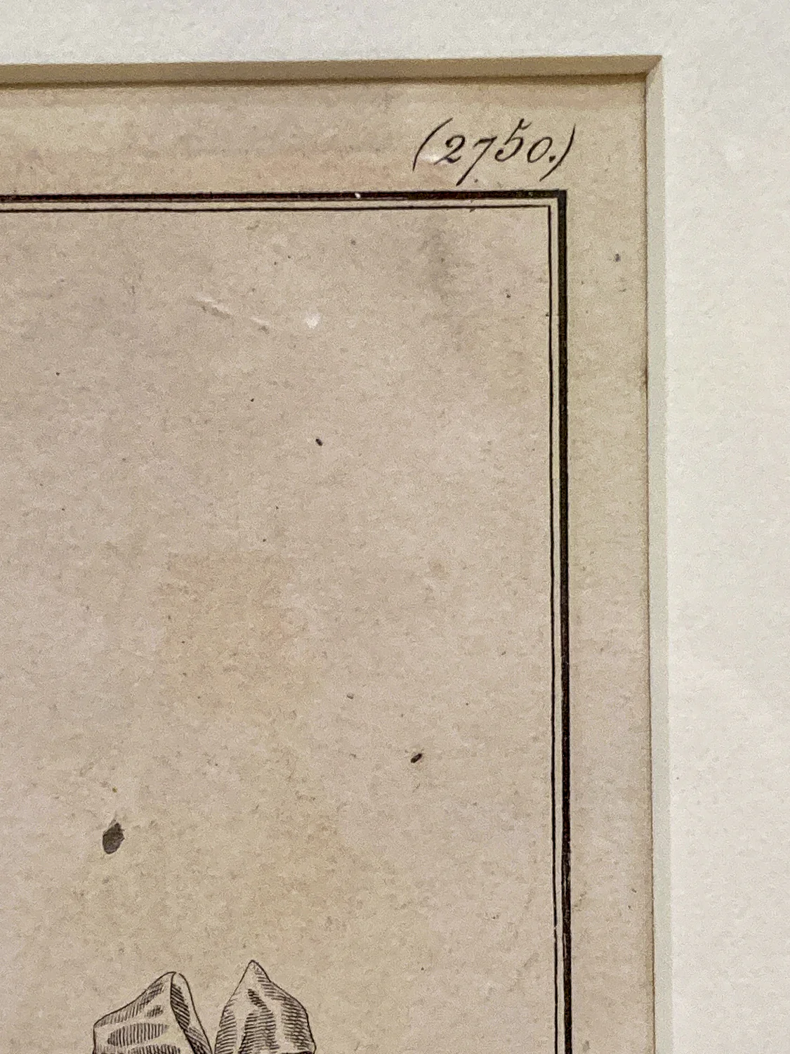 Framed Antique French 19th Century 1829 Parisian Fashion Plate Print - Image 11