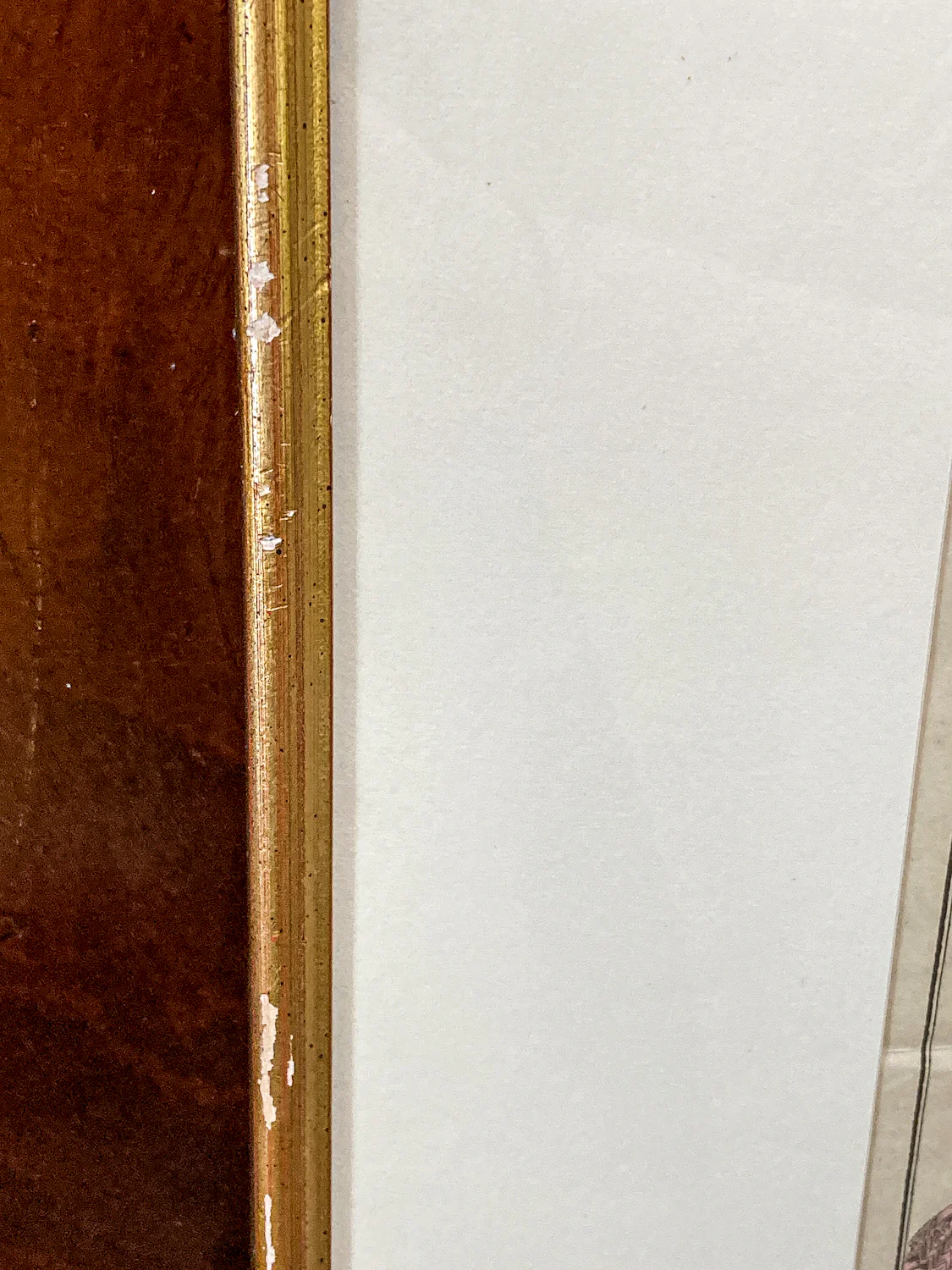 Framed Antique French 19th Century 1826 Parisian Fashion Plate Print - Image 10