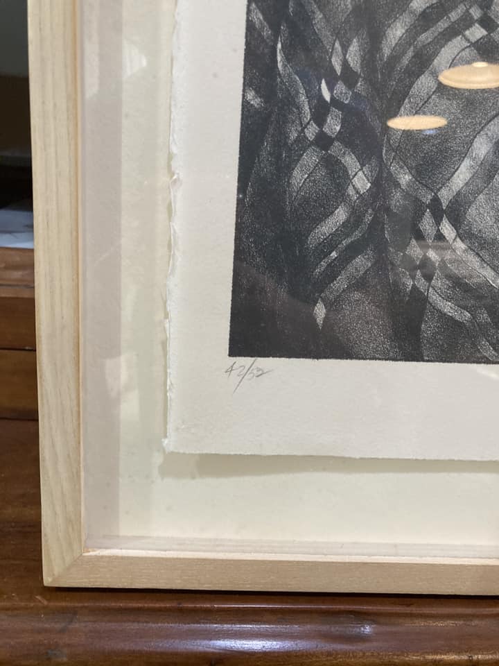 Framed Artist Jack Beal (1931-2013) Self Portrait Lithograph Print - Image 11