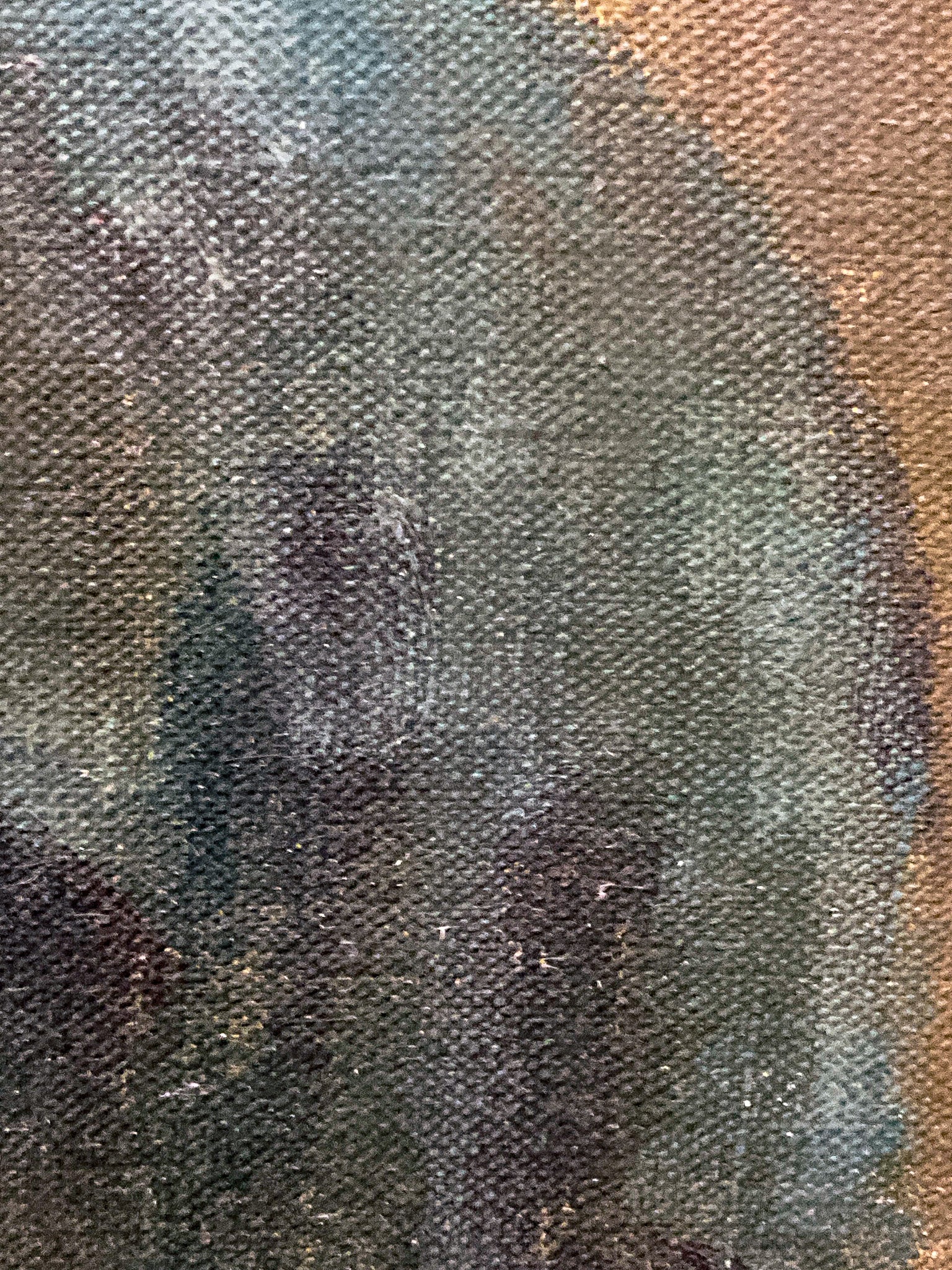 Vintage Original Self Portrait Frank Campanella (1918-2016) Canvas Oil Painting - Image 10