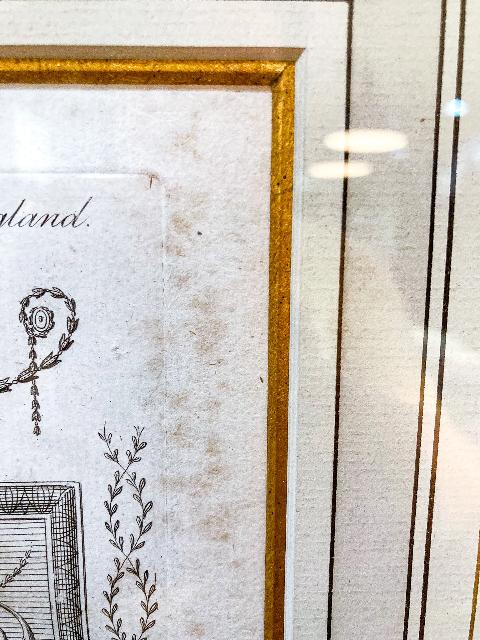 Pair Antique 18th Century Royal England Scotland Queen Framed Prints - Image 24