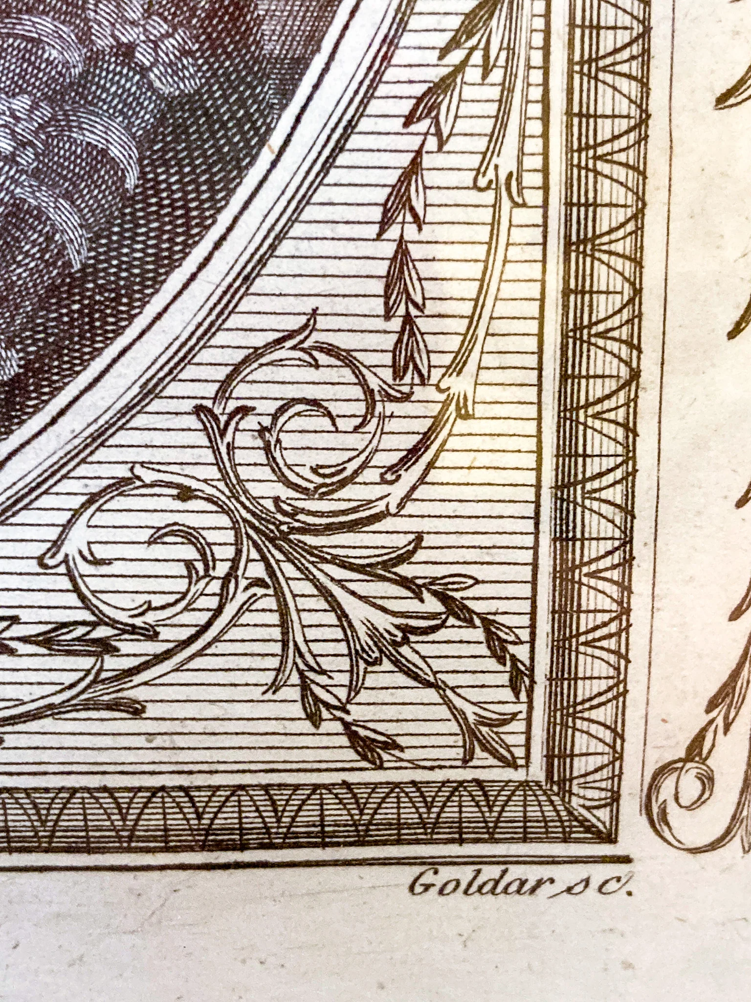 Pair Antique 18th Century Royal England Scotland Queen Framed Prints - Image 37