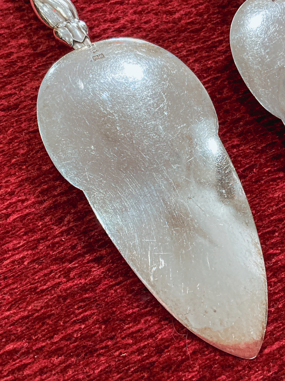 Pair Vintage Georg Jensen Pattern #91 Sterling Silver Fish Serving Set - Image 15