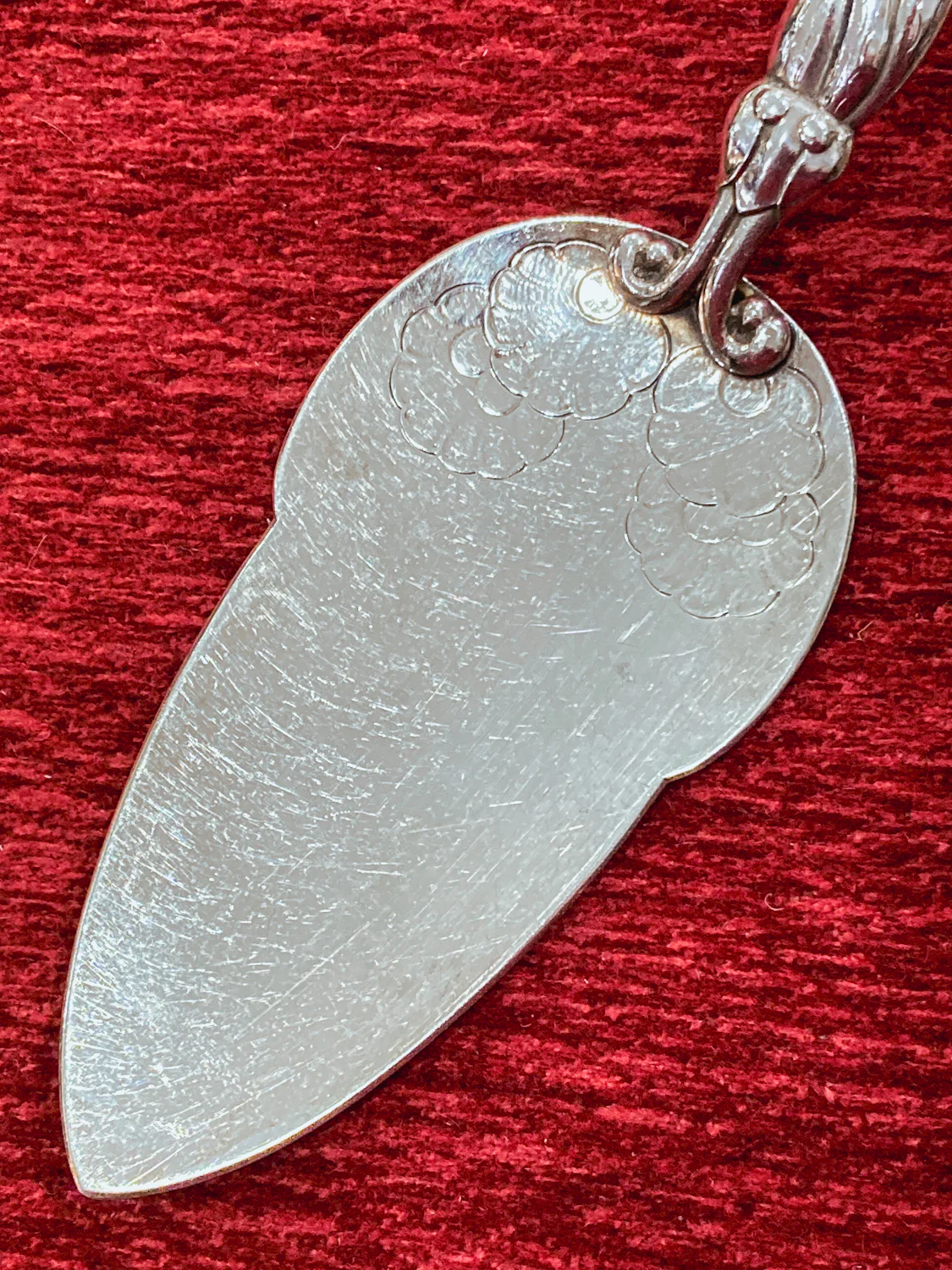 Pair Vintage Georg Jensen Pattern #91 Sterling Silver Fish Serving Set - Image 7