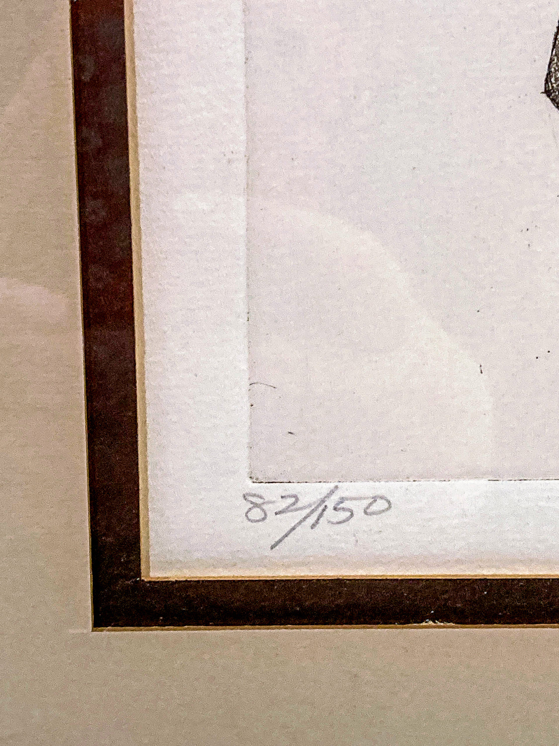 Stylized Golfer "Francis Ouimet" Charles Bragg (1931-2017) Framed Etching Portrait - Image 11