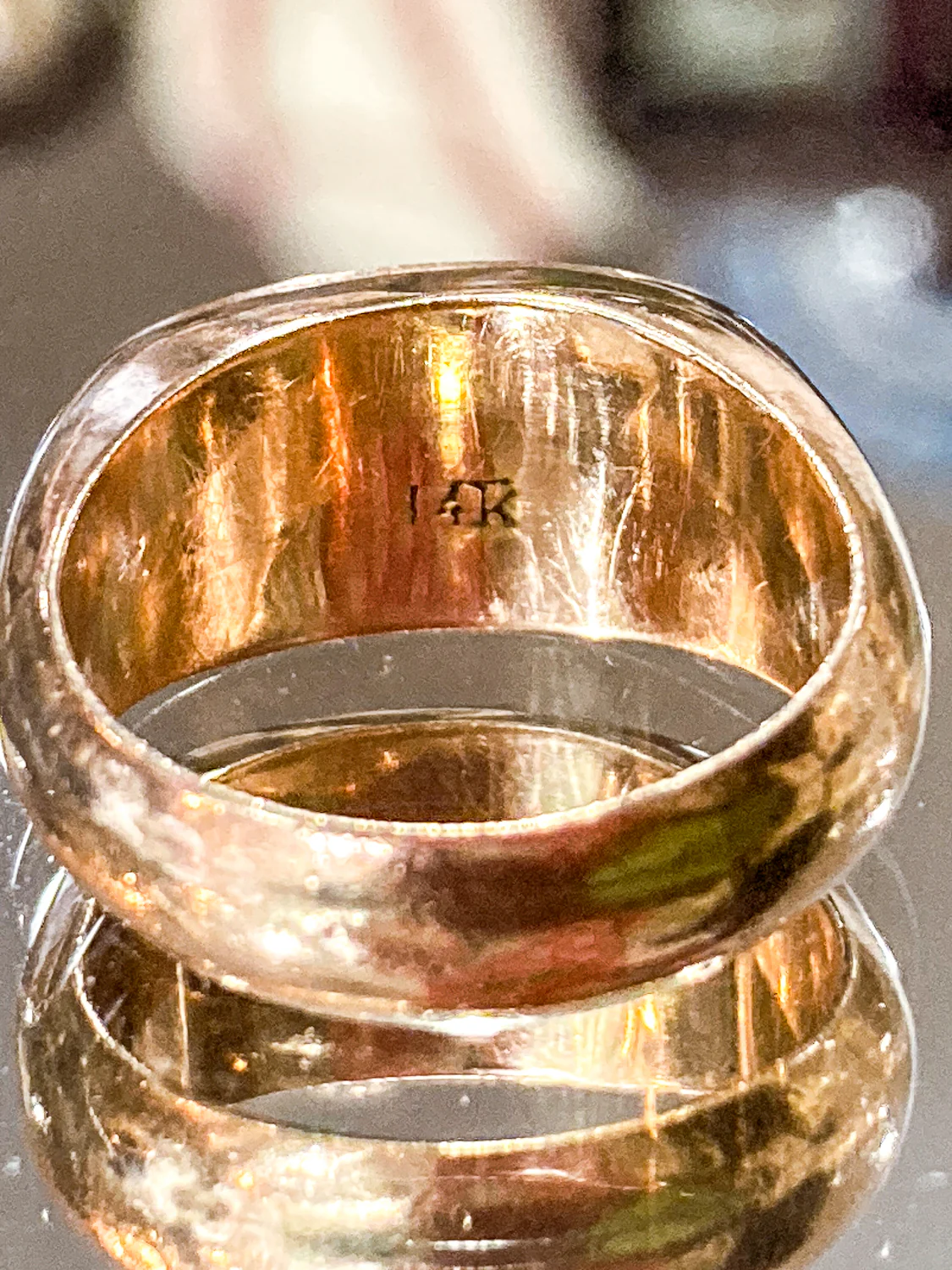 Timeless Vintage 14K Yellow Gold Oval Green Jade MCM Mod Ring - Image 22