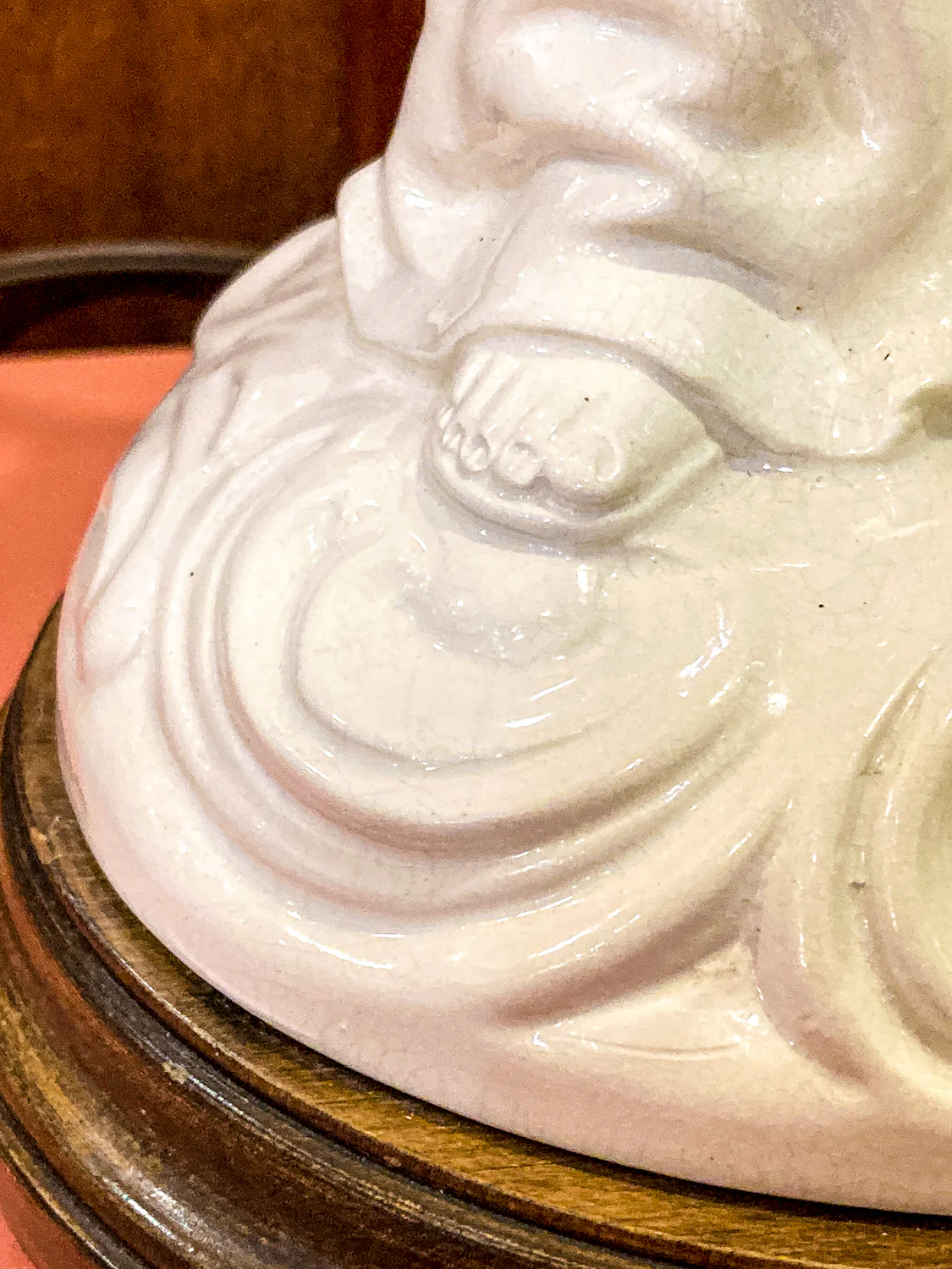 Vintage Frederick Cooper Blanc de Chine Ceramic Musician Figural Table Lamp - Image 10