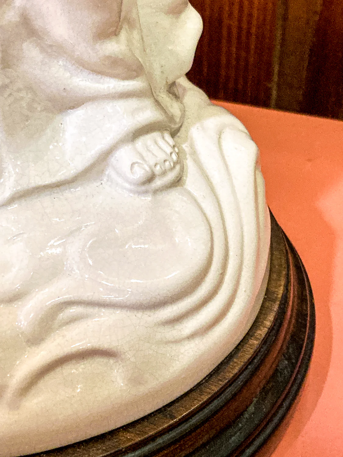 Vintage Frederick Cooper Blanc de Chine Ceramic Musician Figural Table Lamp - Image 11