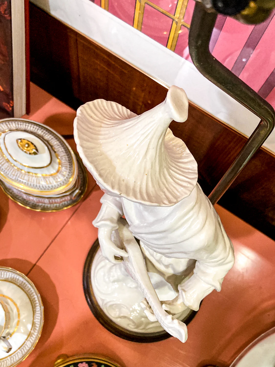 Vintage Frederick Cooper Blanc de Chine Ceramic Musician Figural Table Lamp - Image 12