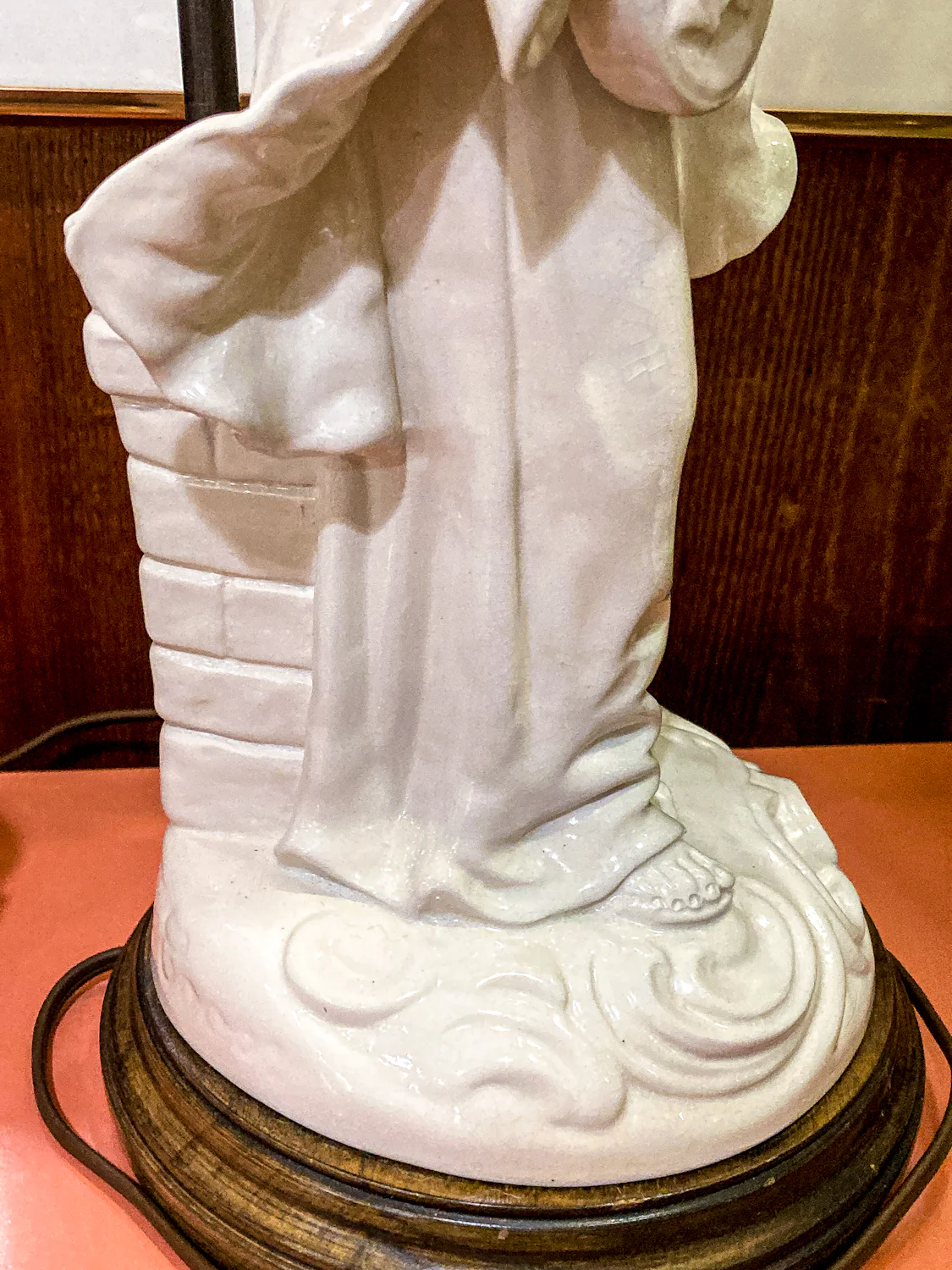 Vintage Frederick Cooper Blanc de Chine Ceramic Musician Figural Table Lamp - Image 22