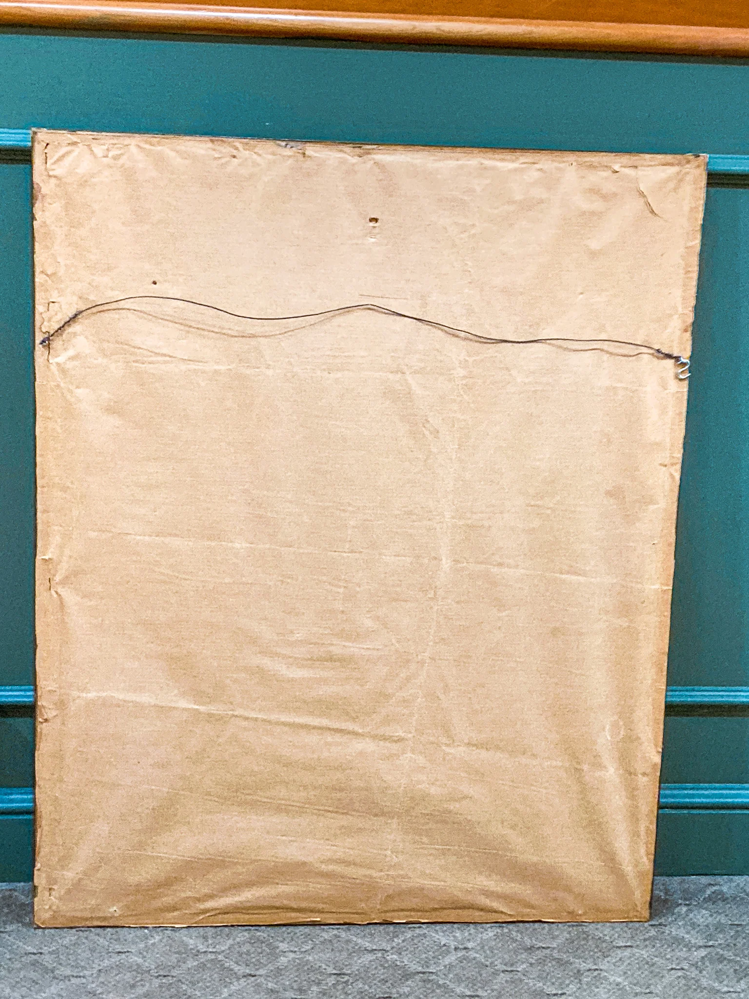 Vintage Mixed Media Abstract Female Figure Framed George Johanson - Image 8