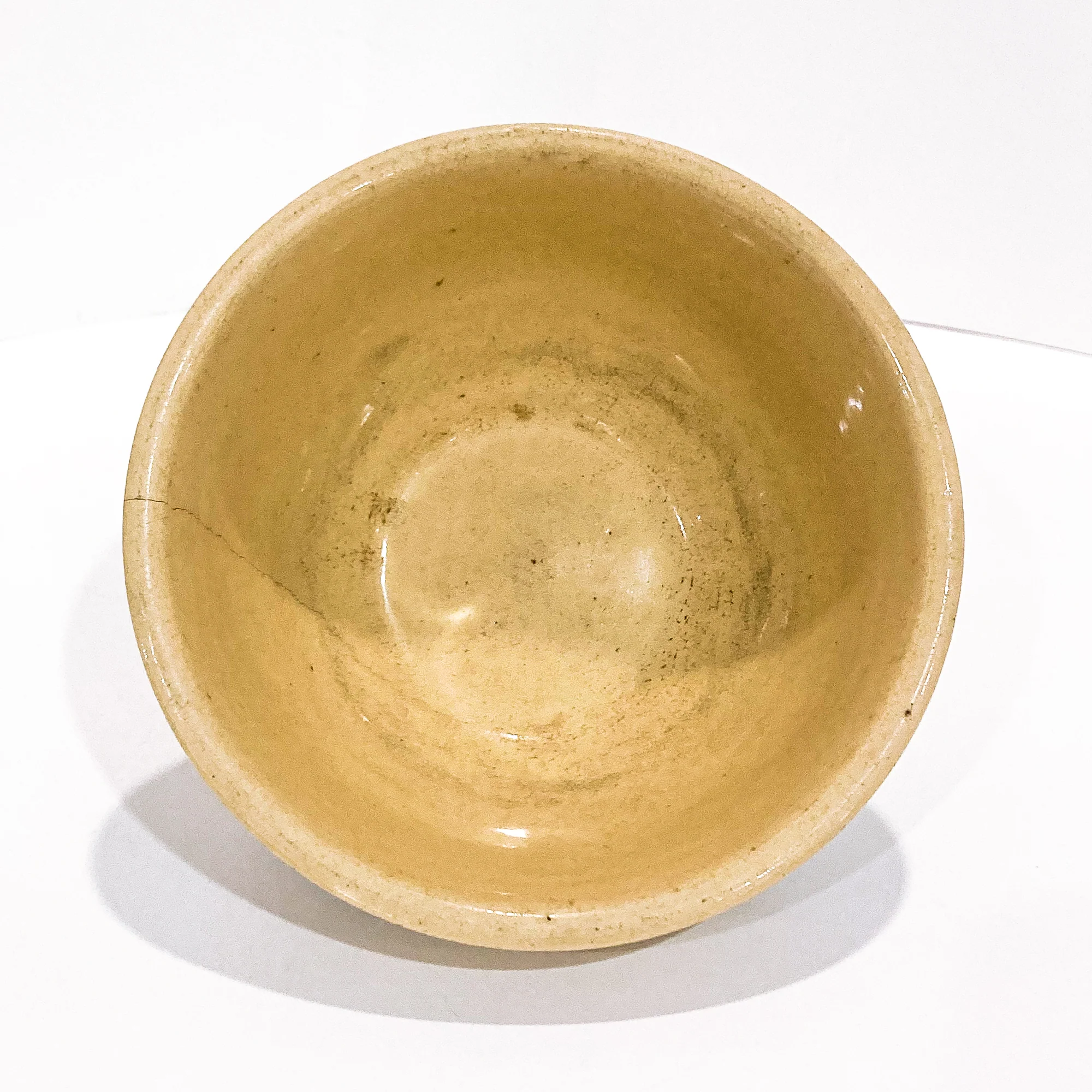 Vintage USA Made Watt Oven Ware Ceramic Blue White Cream 6” Mixing Bowl - Image 7